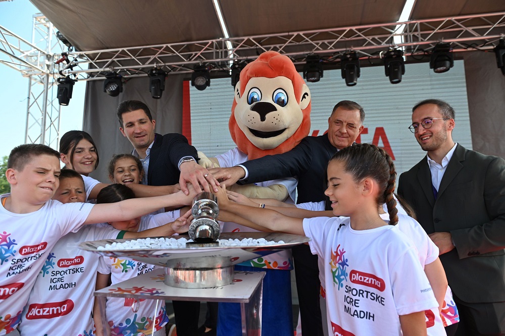 m:tel, Sportske igre mladih, Svečano otvaranje u Banjaluci